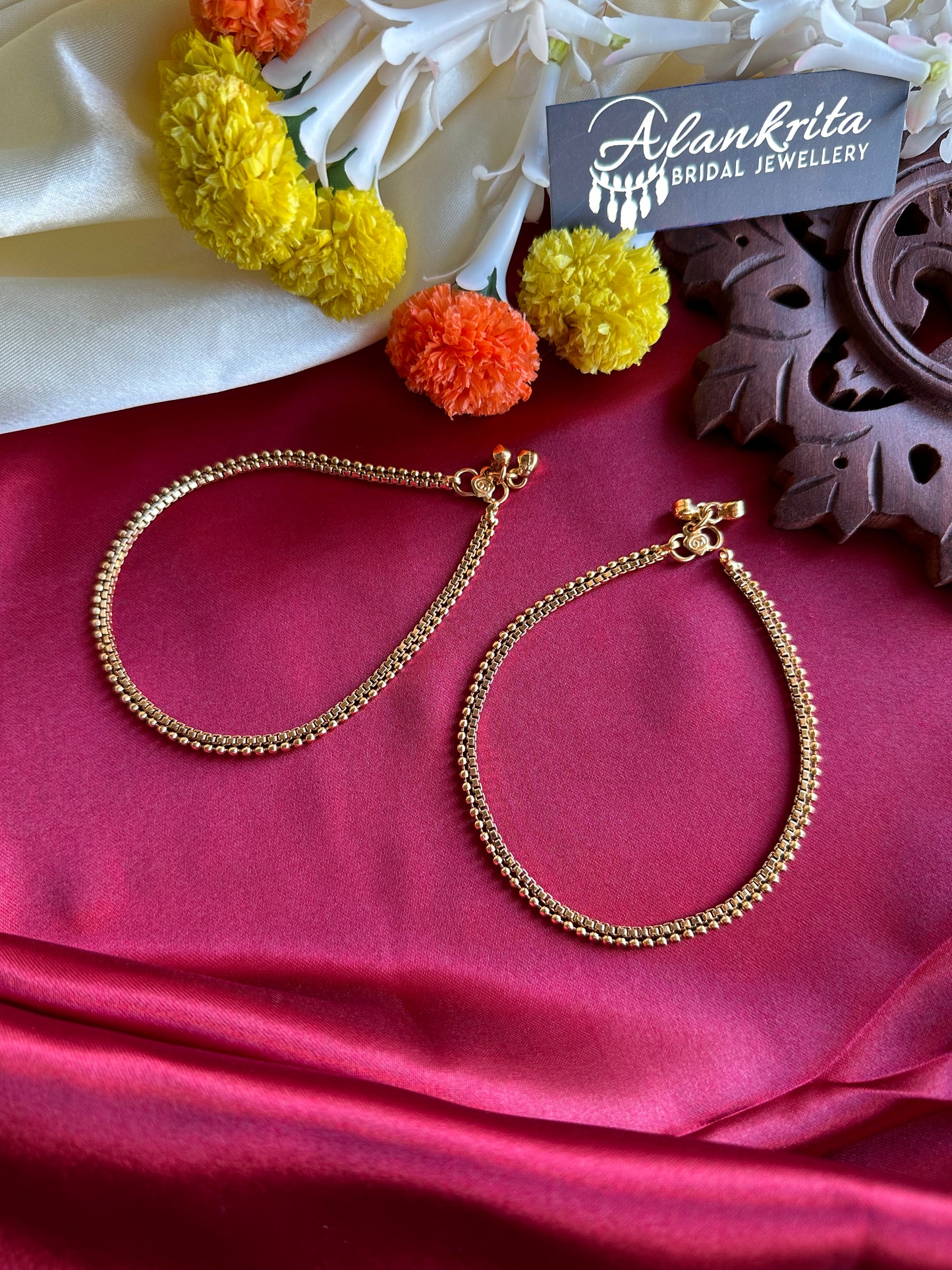Gold look alike Anklet