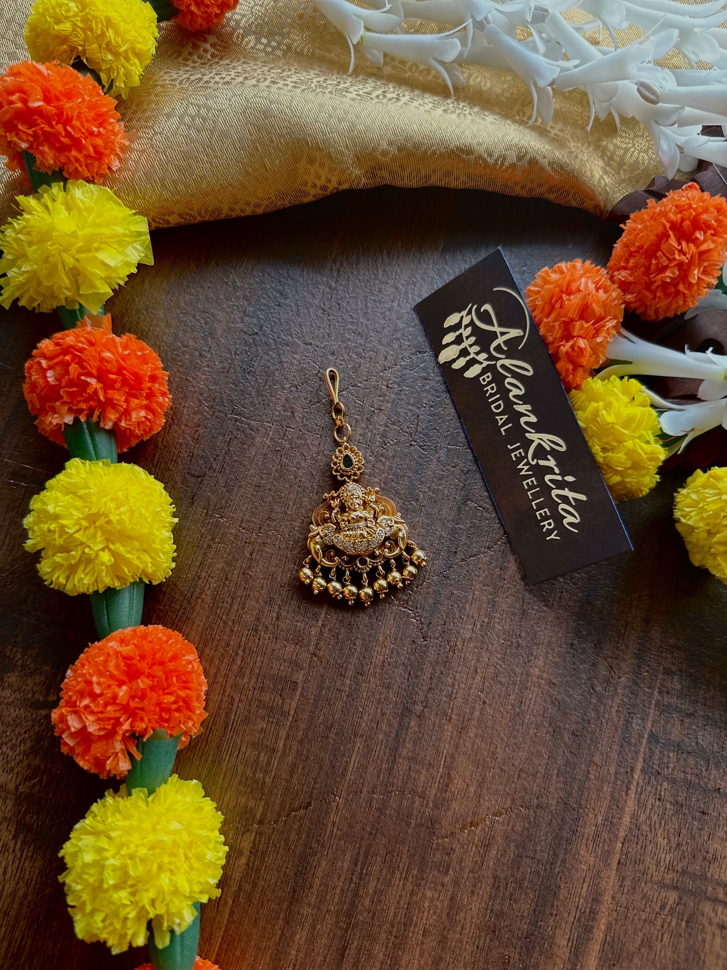 Antique Chutti / Tikka with Golden Beads