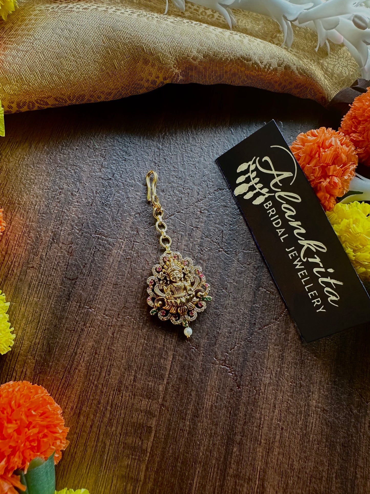 Antique Chutti / Tikka with AD stones