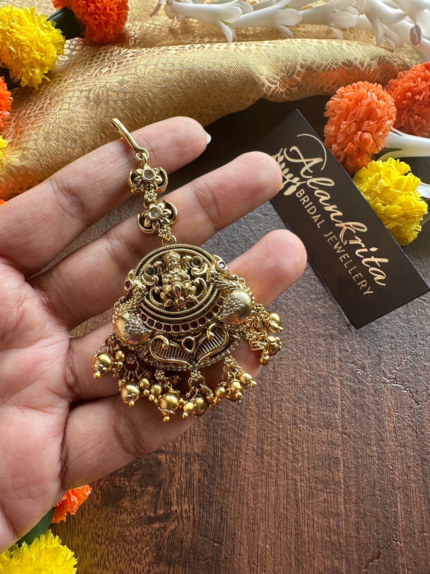 Premium Antique Lakshmi Chutti / Tikka