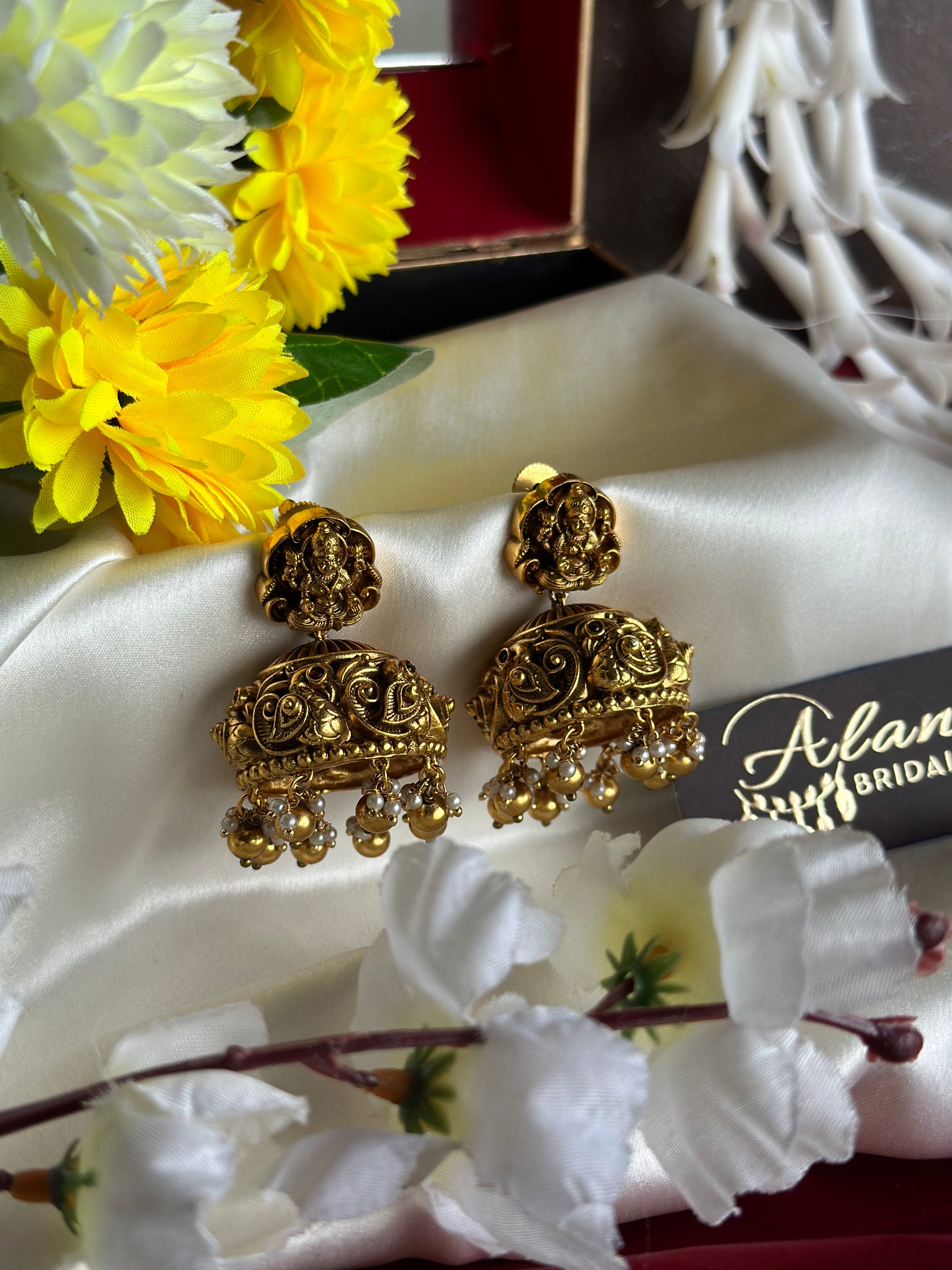 Premium Antique Lakshmi Jhumka