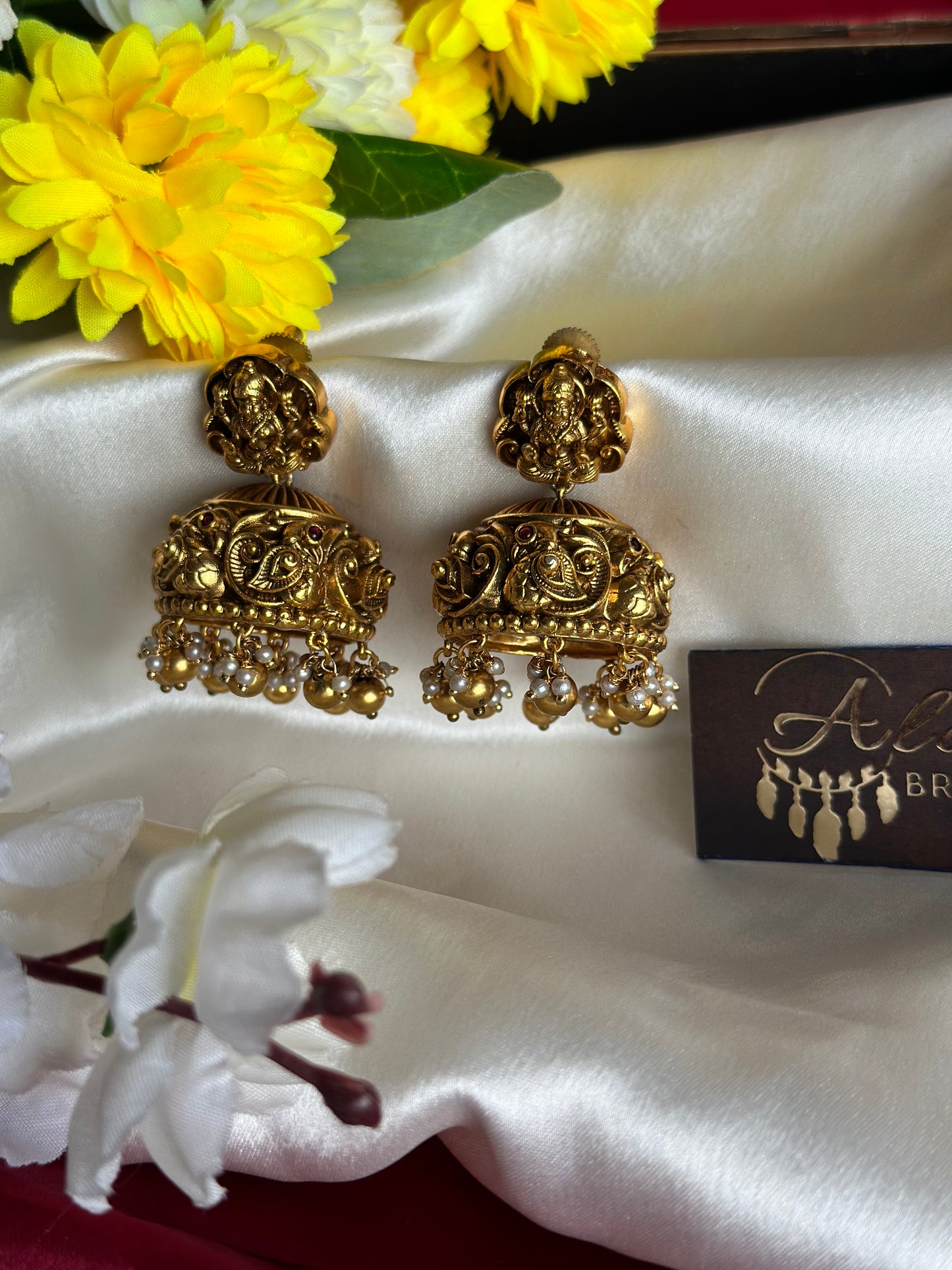 Premium Antique Lakshmi Jhumka