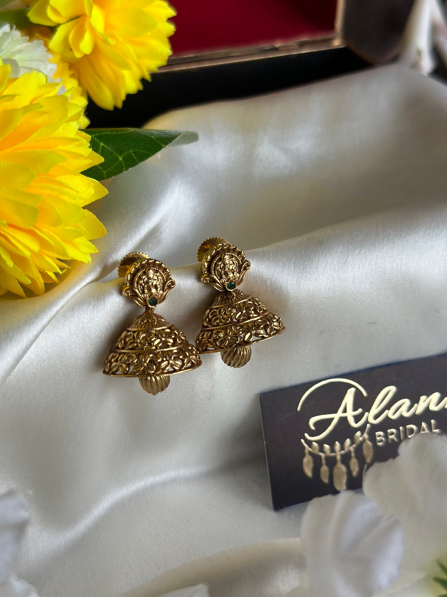 Antique Gold Jhumka