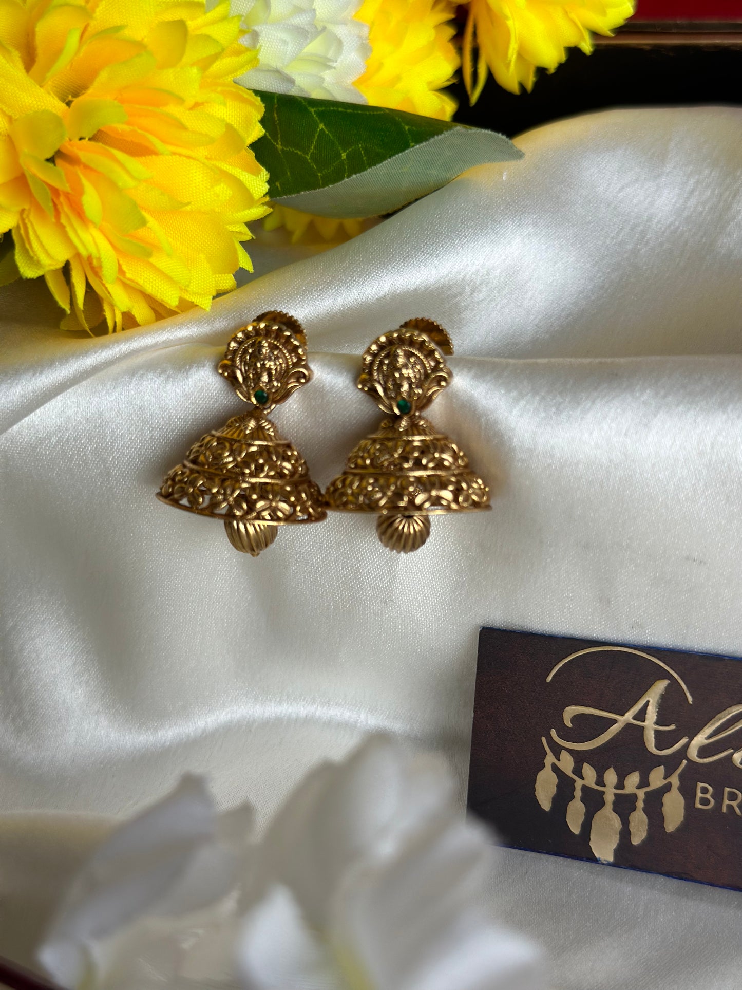 Antique Gold Jhumka