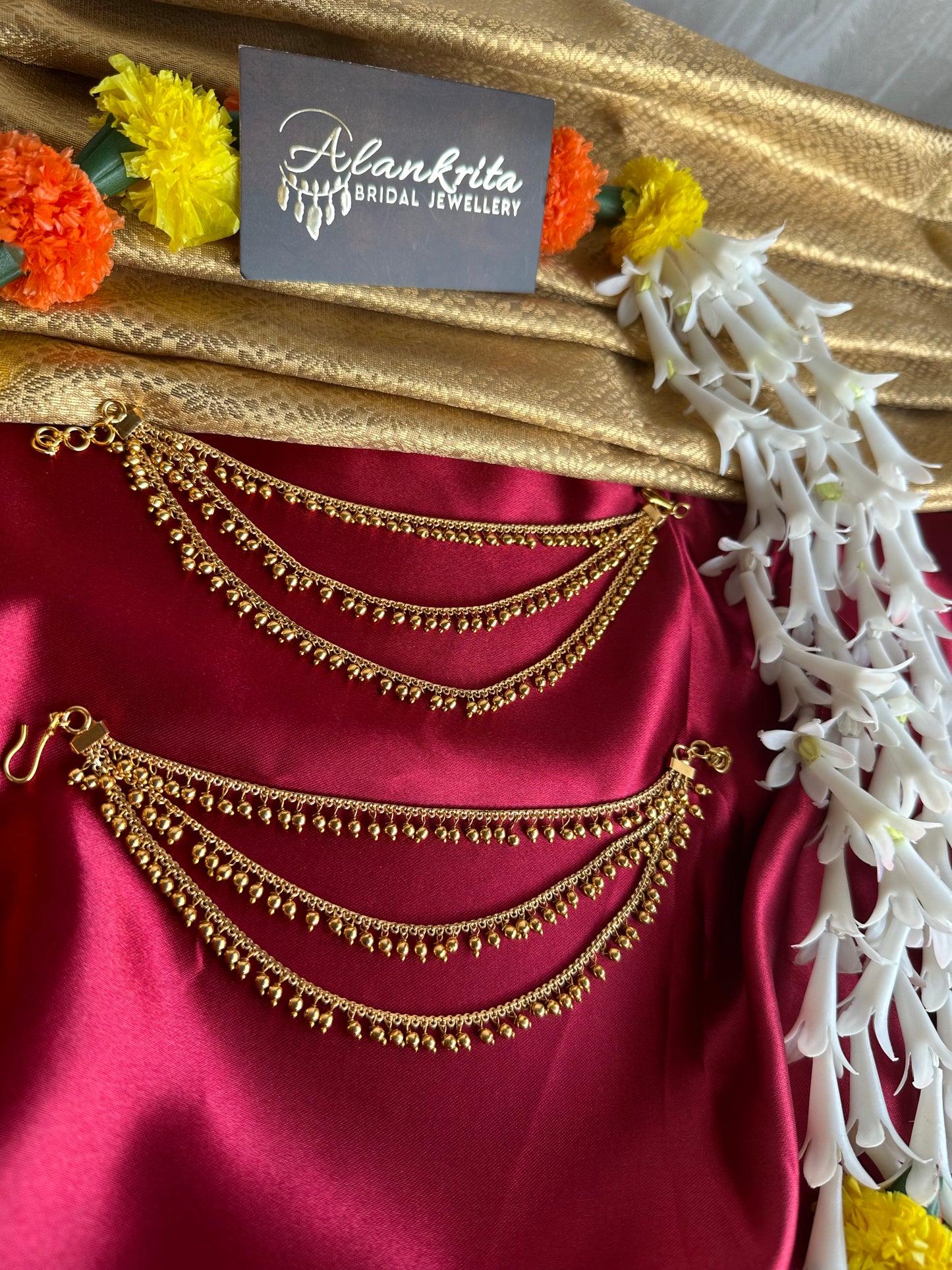 Antique Gold Mattal - Three Layered