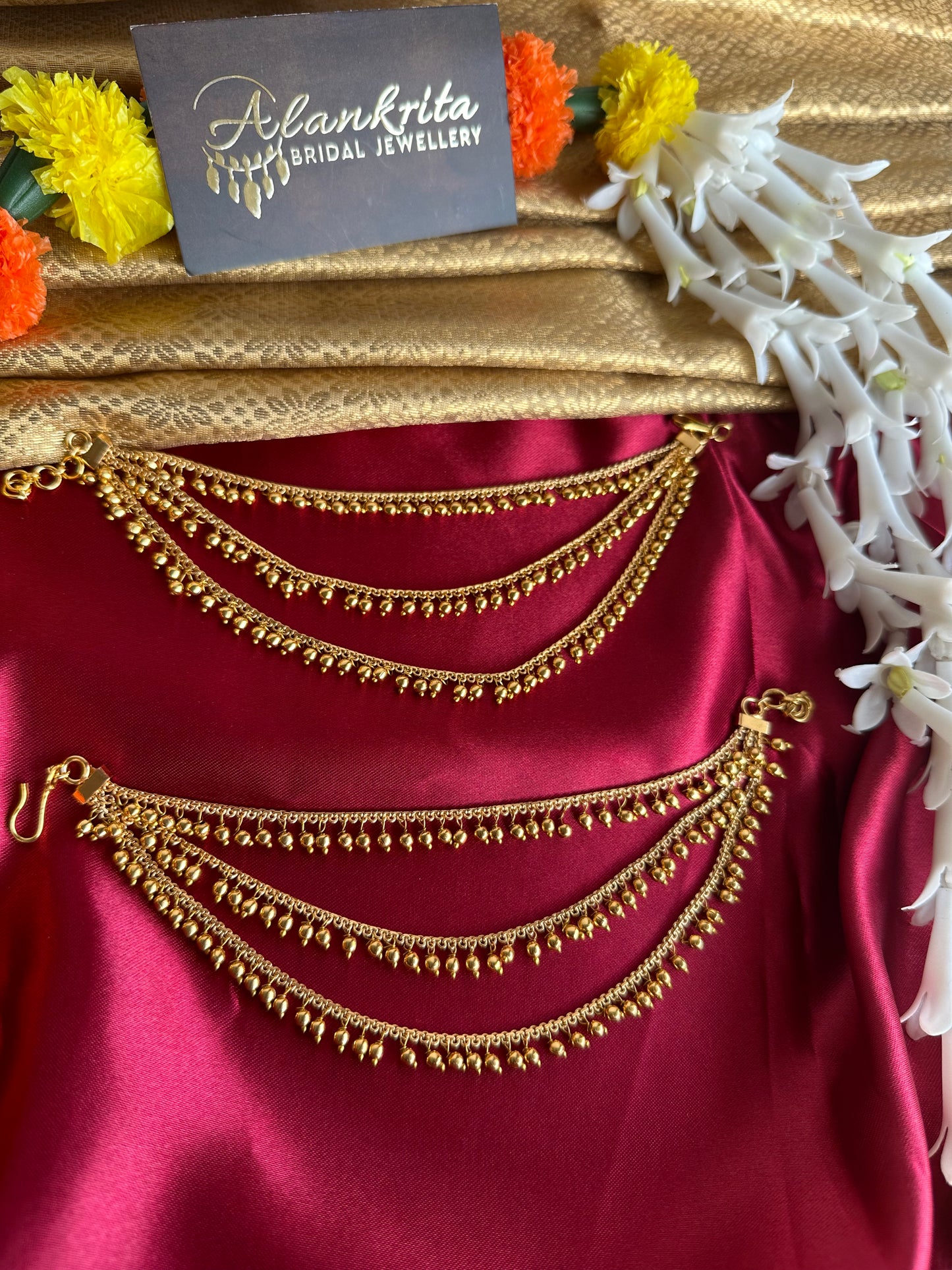 Antique Gold Mattal - Three Layered