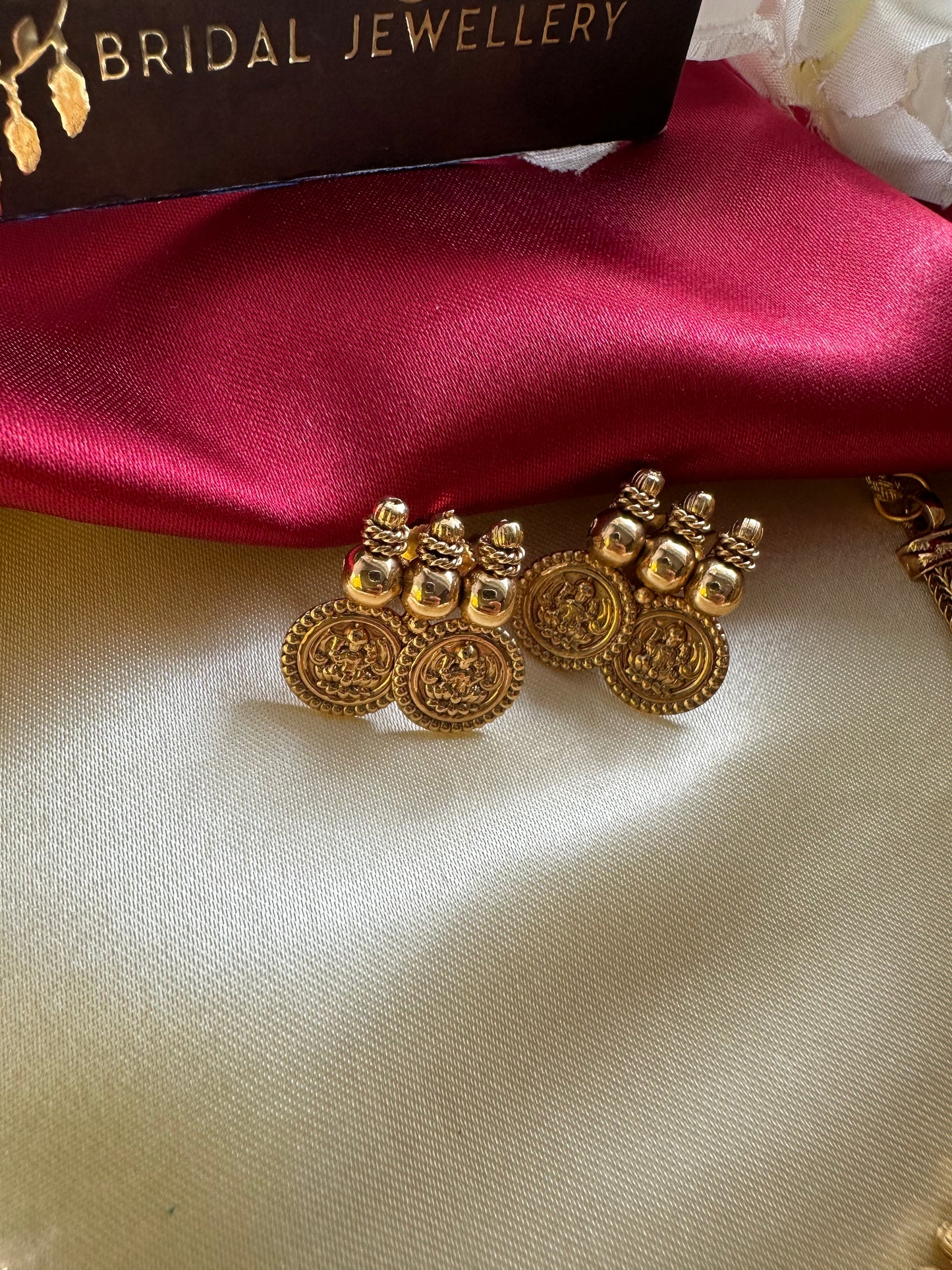 Premium Lakshmi Coin Short Necklace