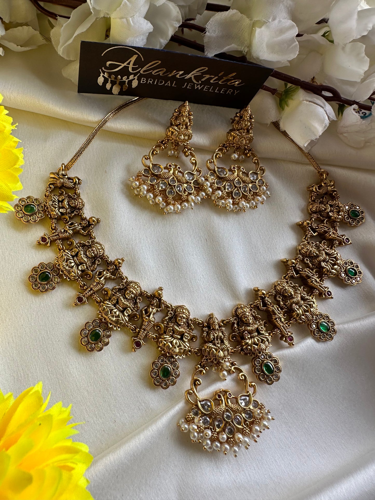 Premium Lakshmi Short Necklace