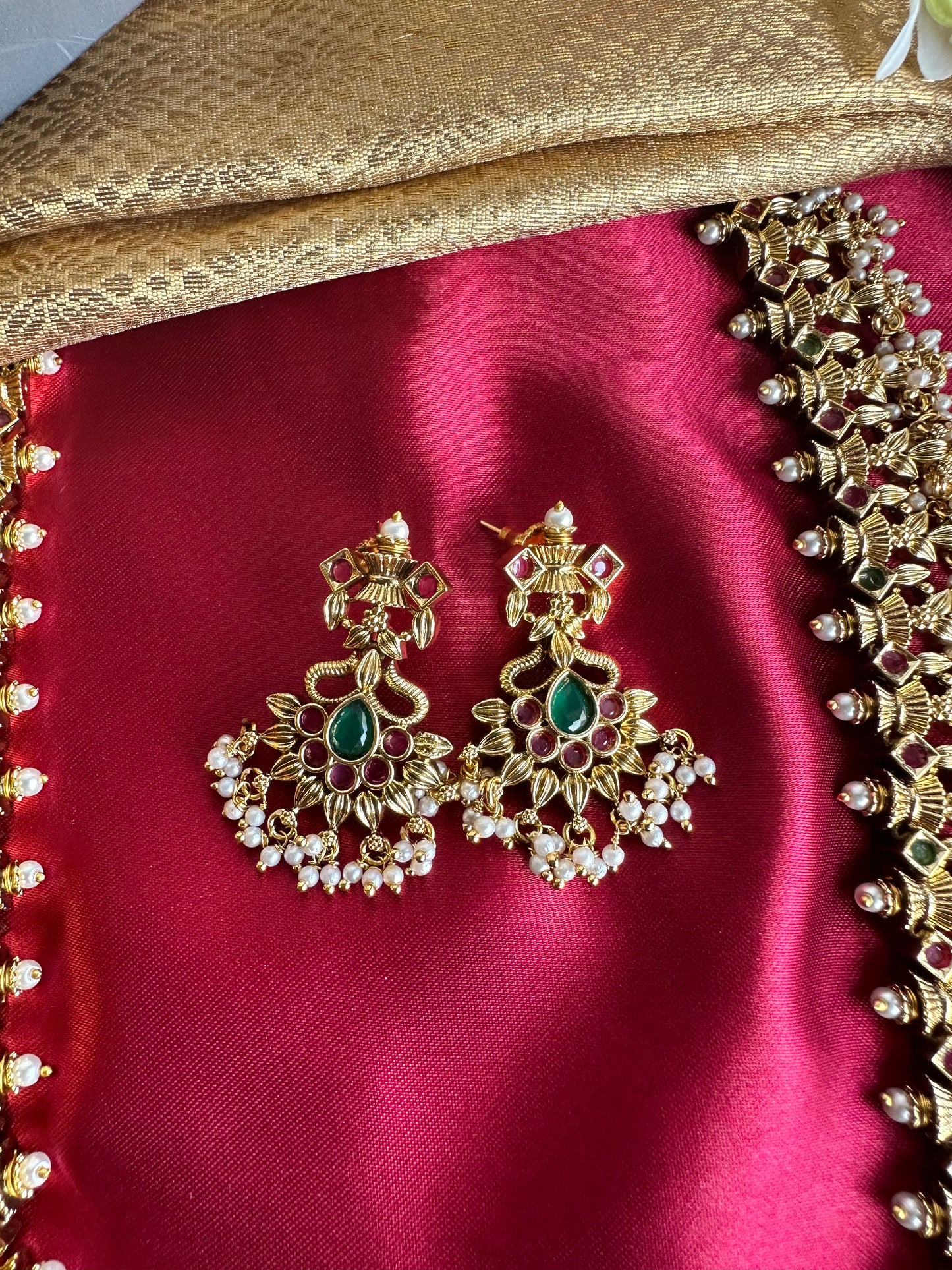 Premium Guttapusalu Short Necklace