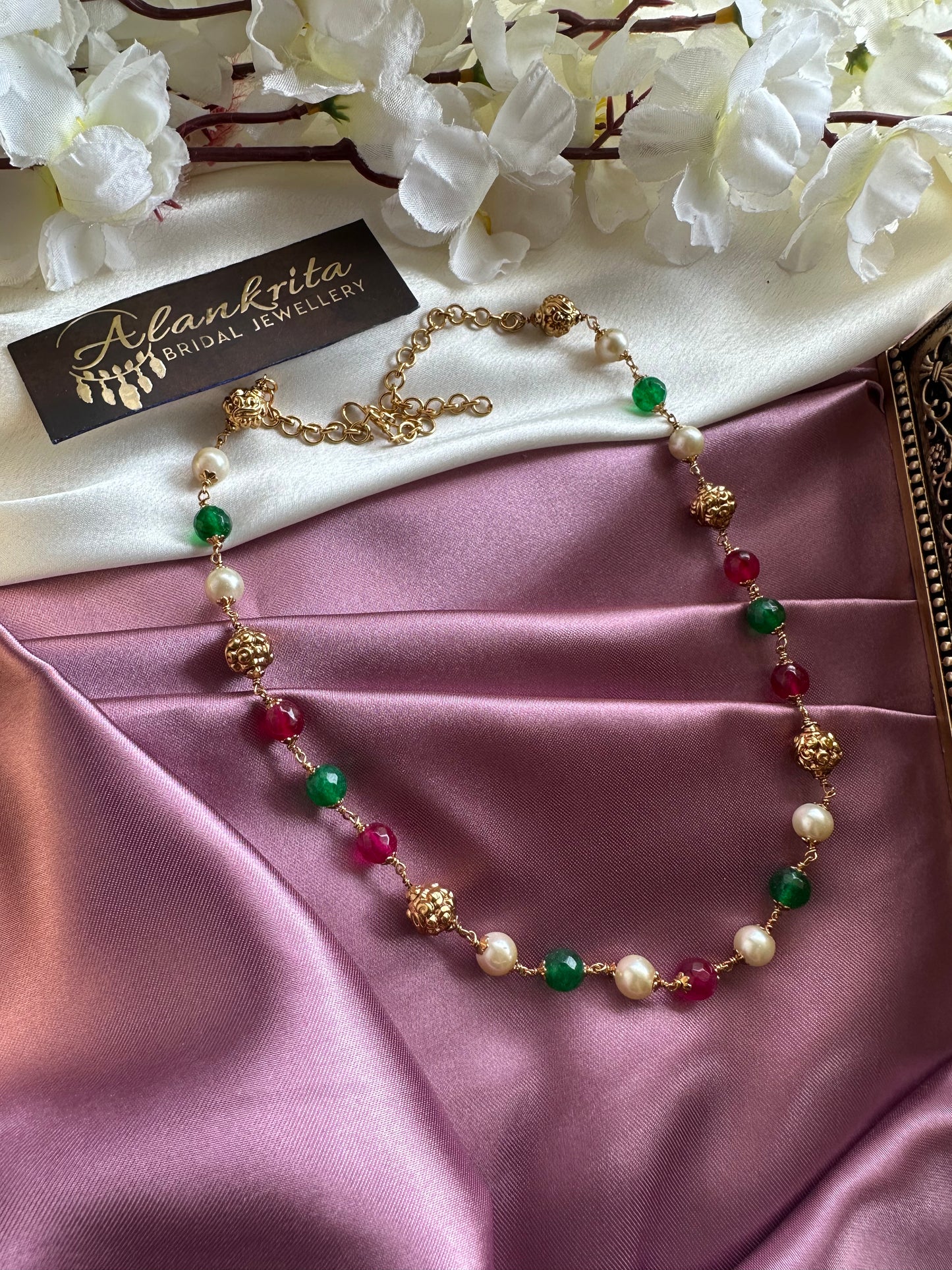 Gold Look Like Beaded Mala