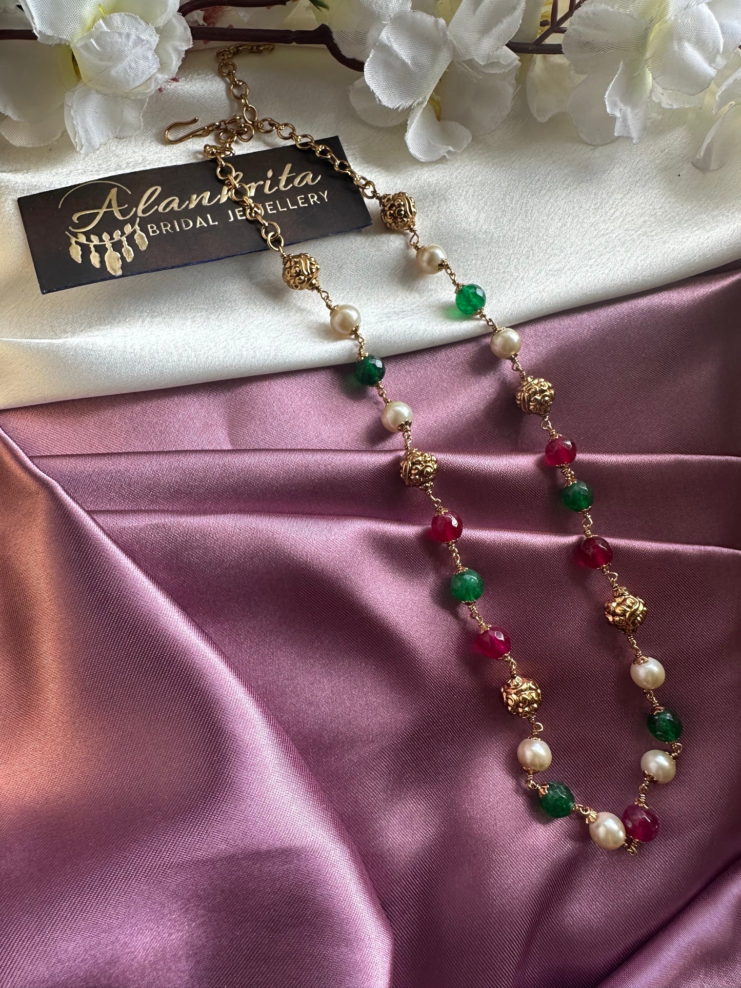 Gold Look Like Beaded Mala