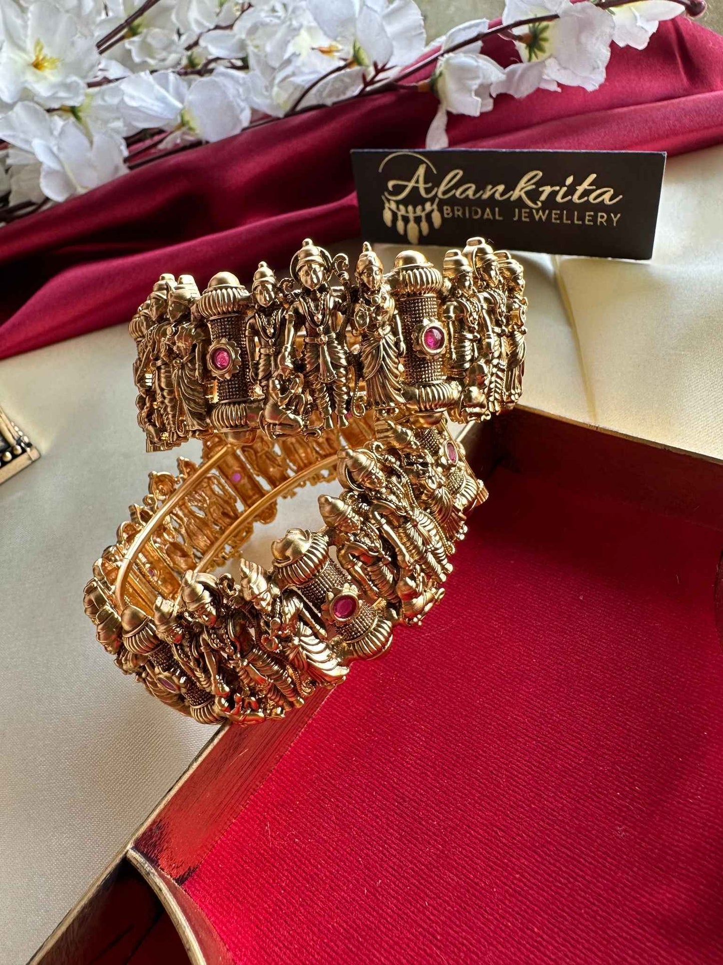 Premium Antique Ram Parivar Kada Bangles
