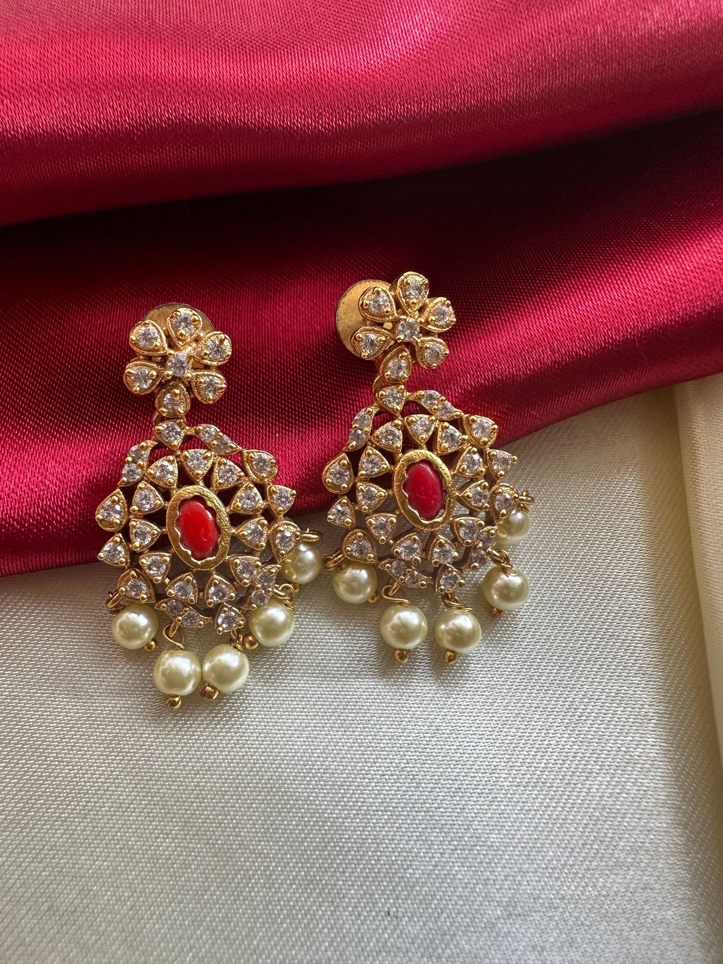 Traditional Navarathna Choker with AD Stones