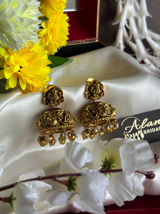 Premium Antique Lakshmi Jhumka