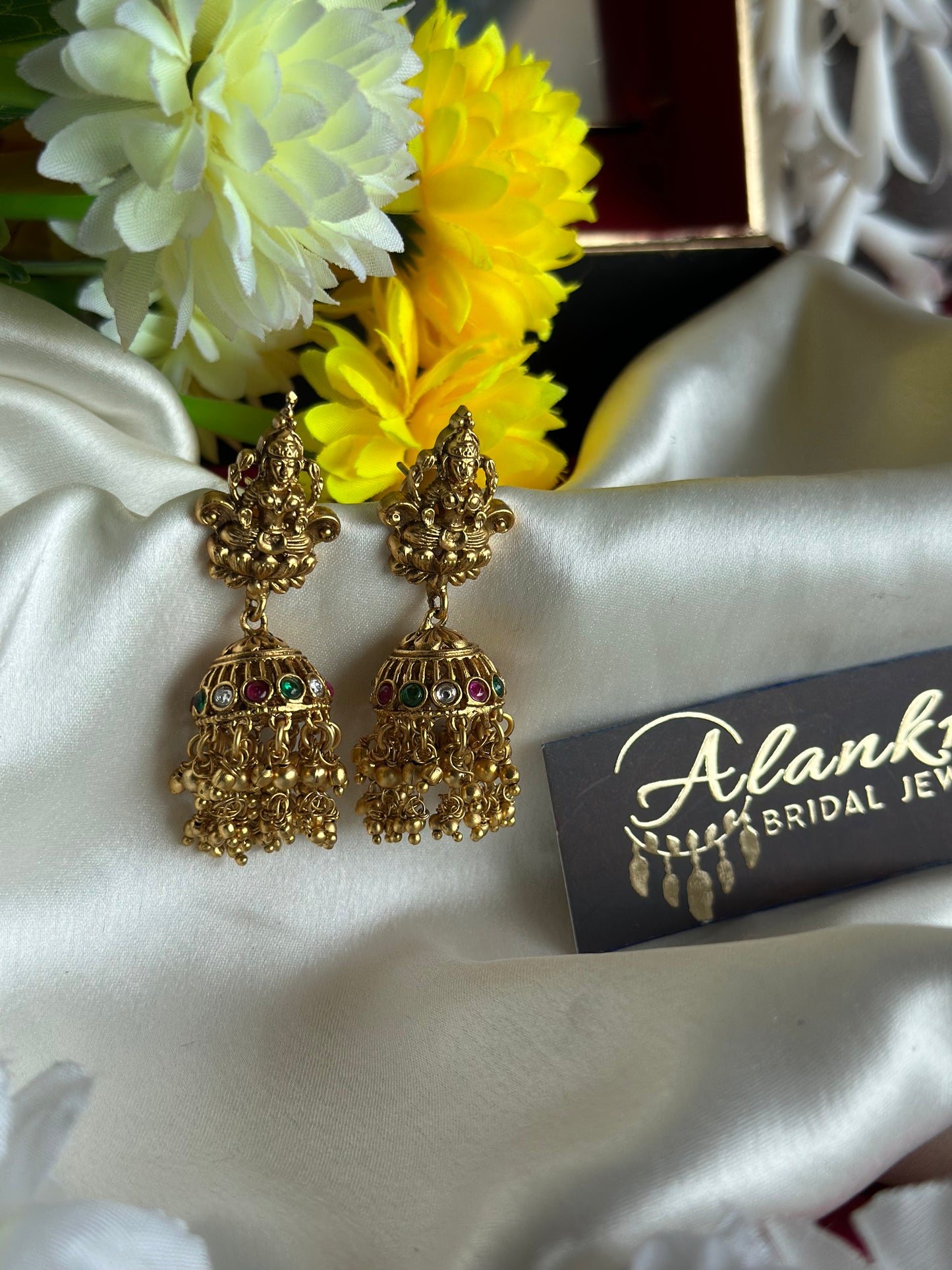 Premium Antique Lakshmi Jhumka