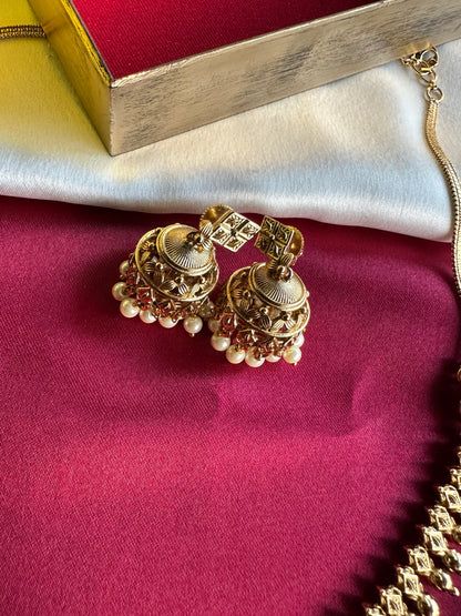 Premium Gold Look Alike Short Necklace