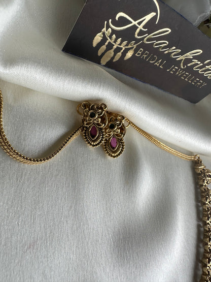 Premium Short Necklace with Kemp Stones