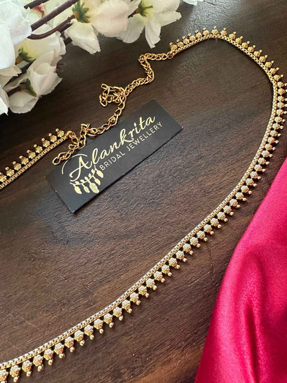 Simple Gold Look Alike Thin Hip Chain