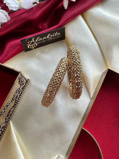 Premium Gold Look Alike Kada Bangles