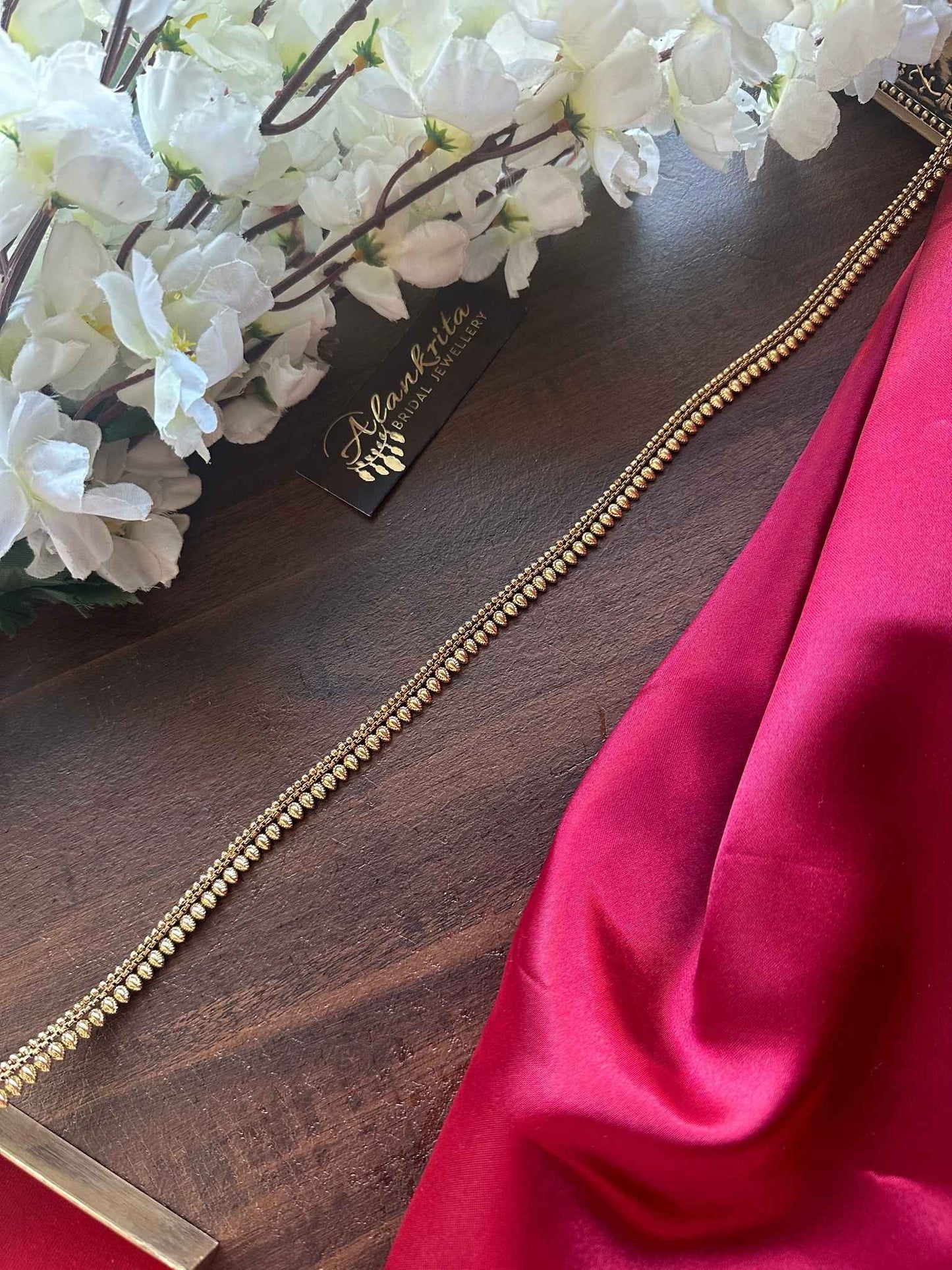 Simple Gold Look Alike Thin Hip Chain