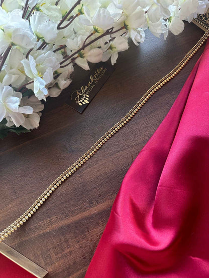 Simple Gold Look Alike Thin Hip Chain