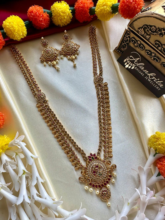 Two Layered Long Haram with Kemp & AD Stones