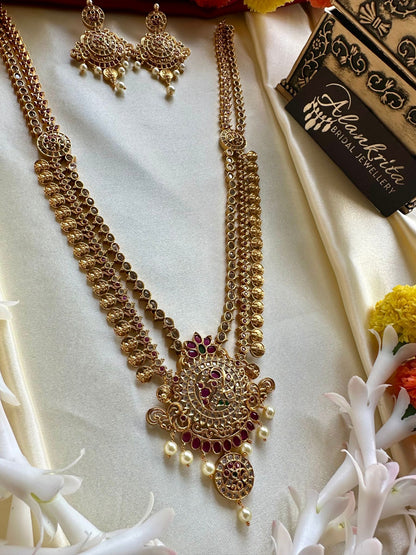 Two Layered Long Haram with Kemp & AD Stones
